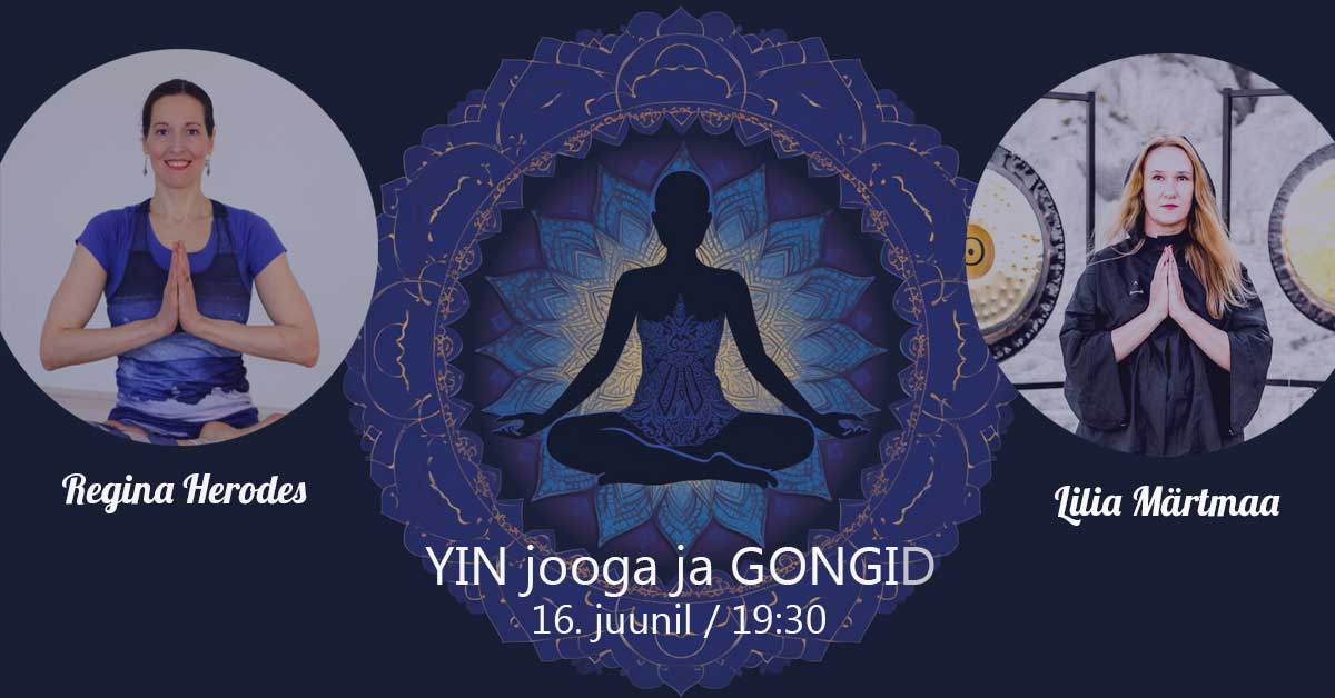 Yin jooga gongidega